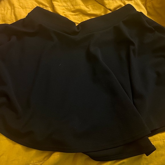 Black circle mini skirt sz xl - Picture 1 of 3